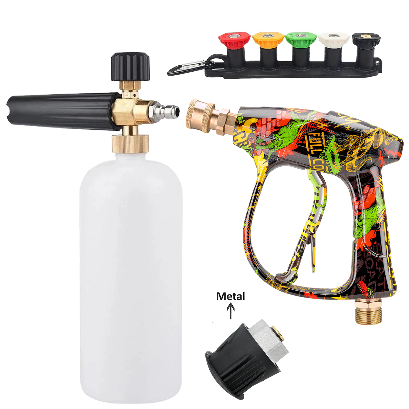 Pressure Washer Foam Gun - Compact Foam Cannon Pressure Washer Gun,