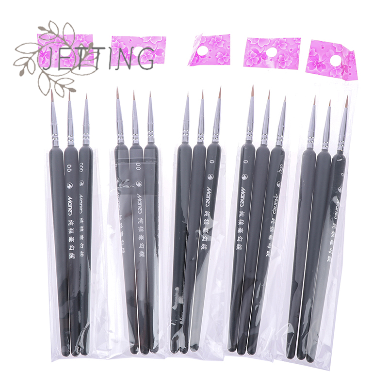 Detailing Brush Set - HOT 3pcs Brush 0/ 00/ 000