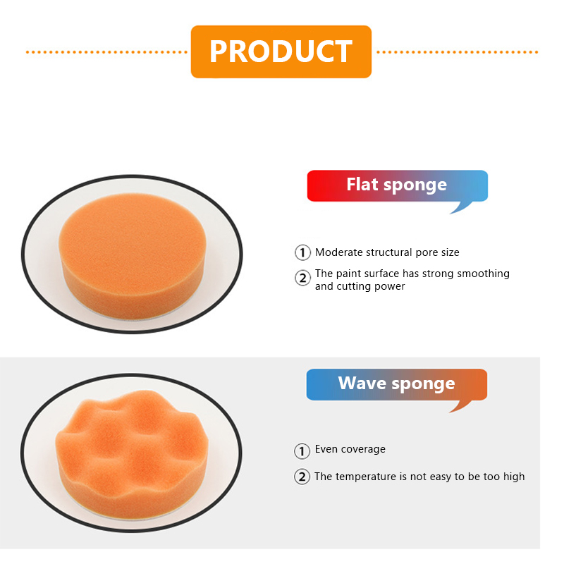 6pcs/set Car Polishing Sponge  – обзор и цена Polish Pad Set Buffer