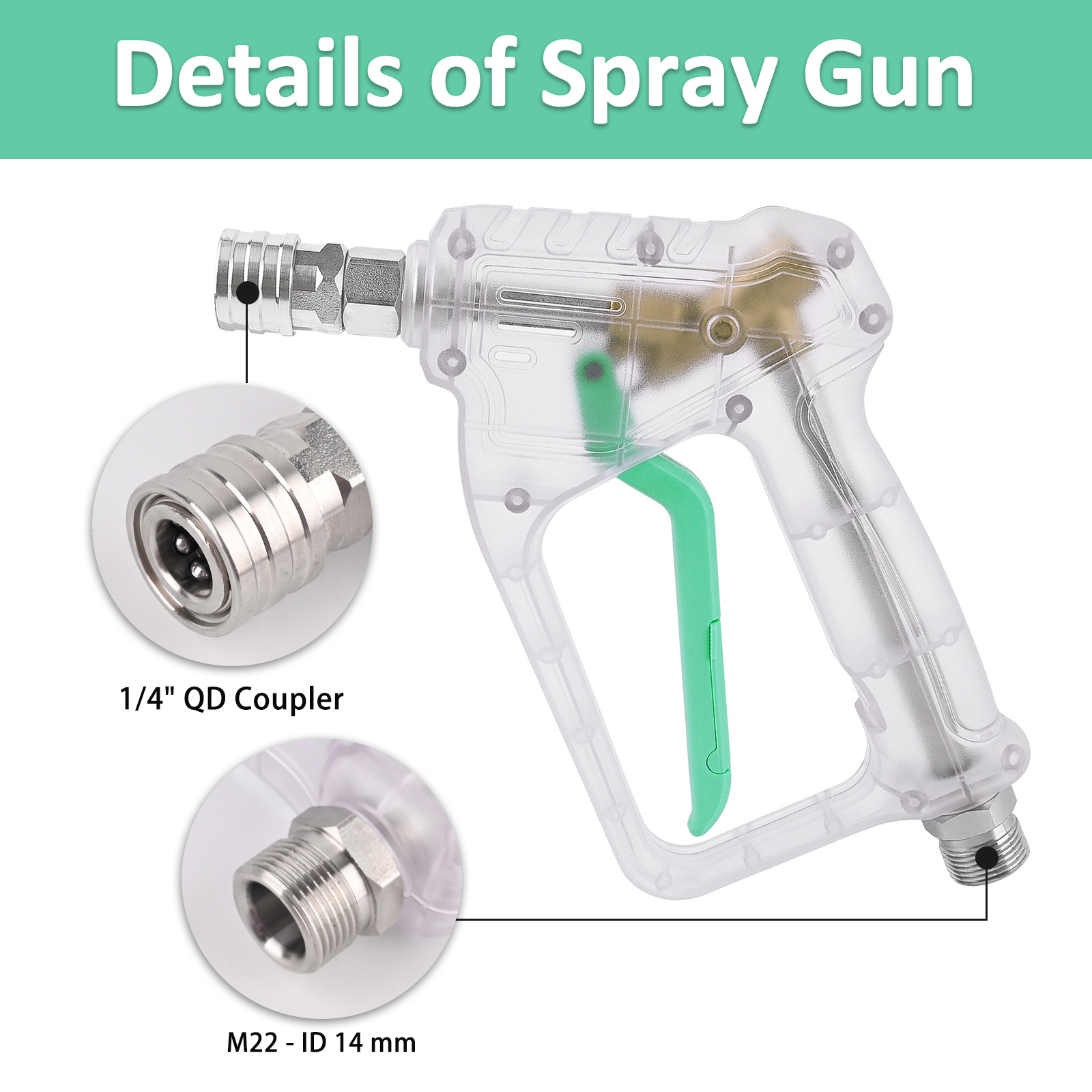 High Pressure Washer Gun with  – обзор и цена Pressure Washer Foam Gun