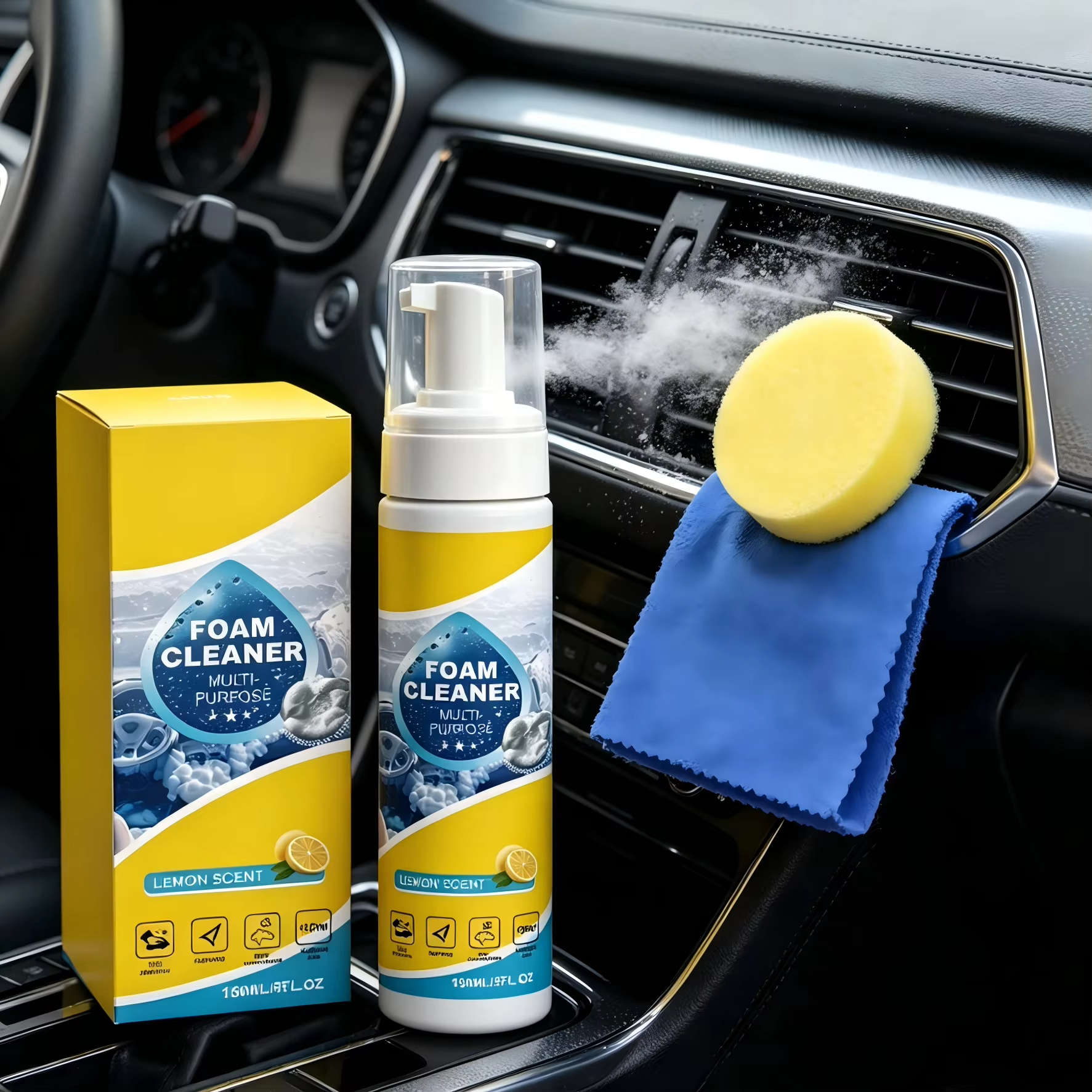 Multi-Purpose Foam Car Interio – обзор и цена Leather Cleaner Interior