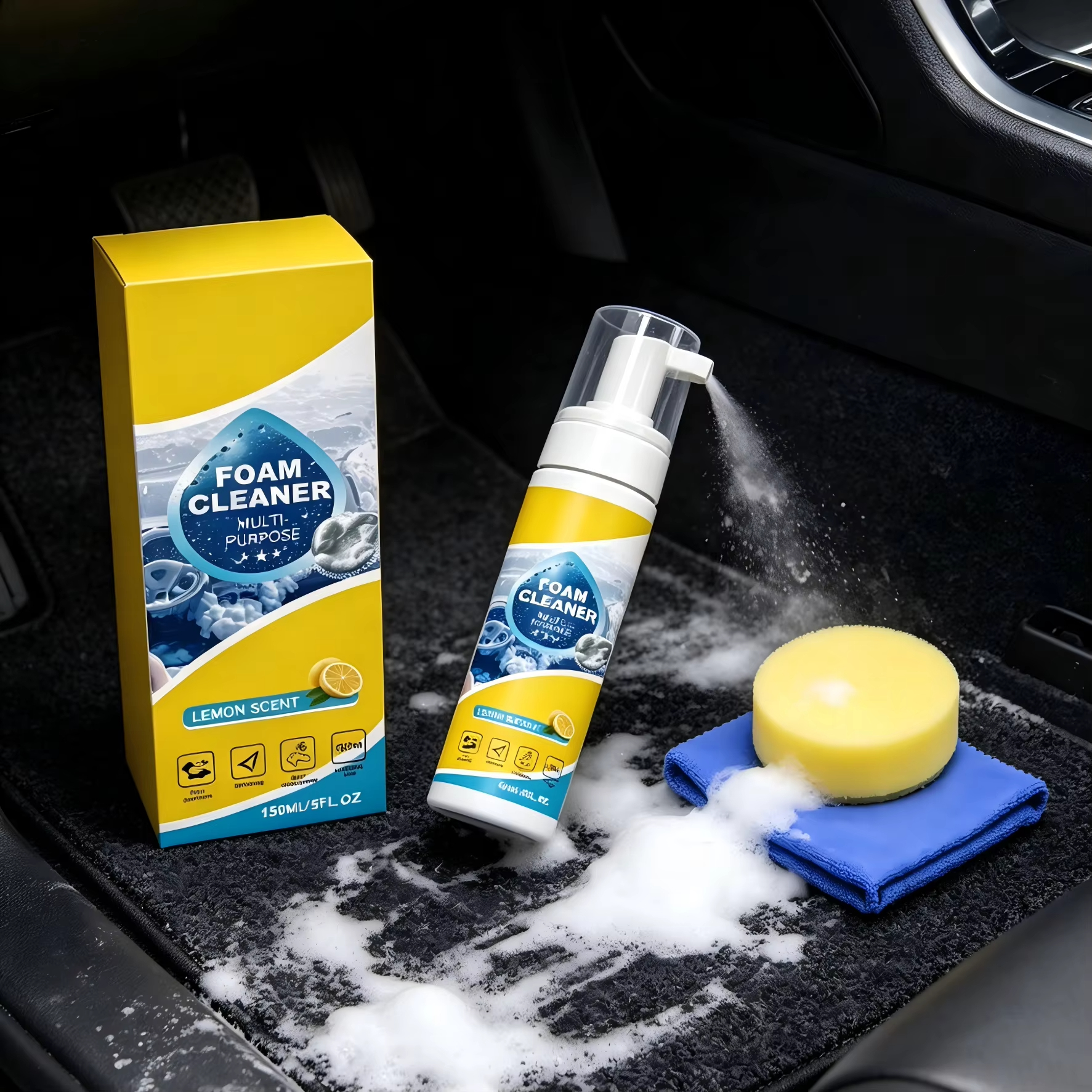 Multi-Purpose Foam Car Interio – обзор и цена Leather Cleaner Interior