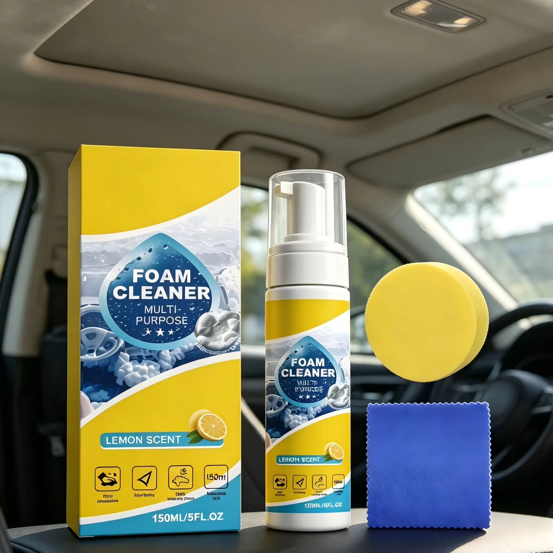 Multi-Purpose Foam Car Interio – обзор и цена Leather Cleaner Interior
