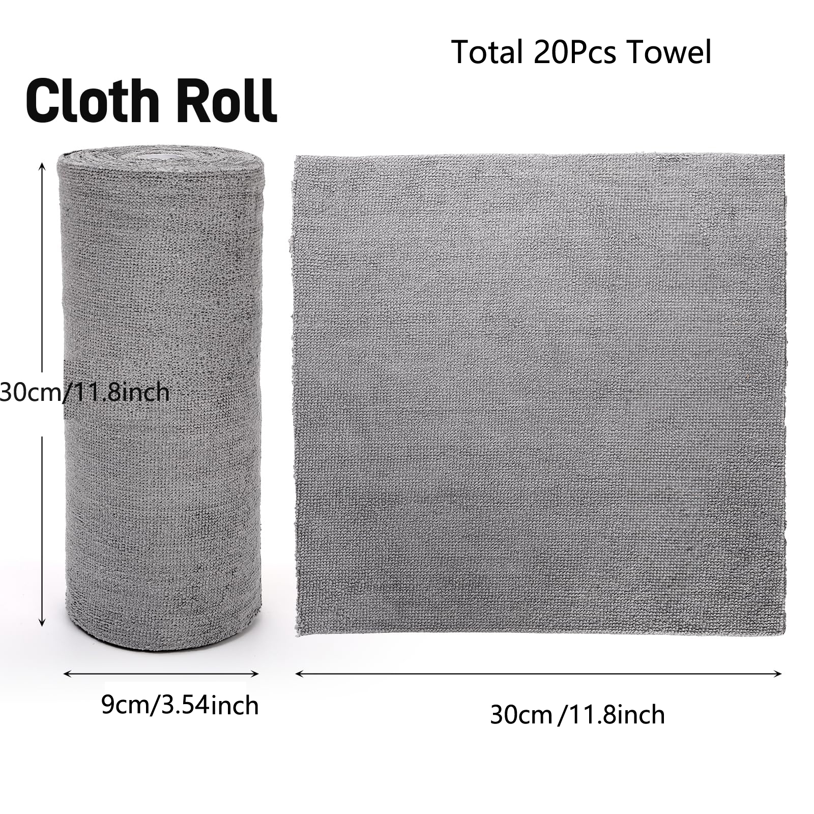 20 Pcs Microfiber Cleaning Clo – обзор и цена Microfiber Towel Detailing