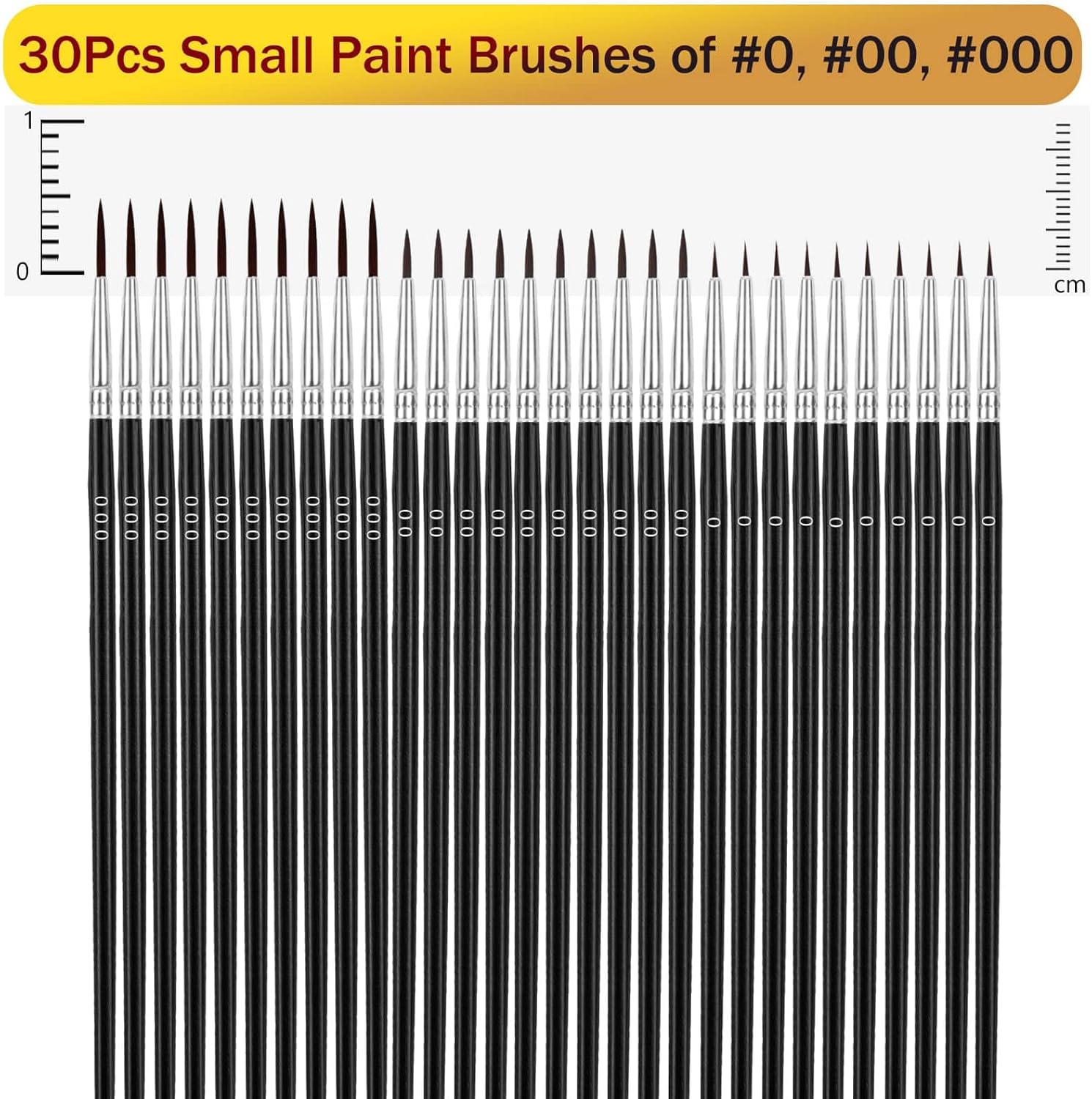 30 Pcs Fine Detail Paint Brush – обзор и цена Detailing Brush Set
