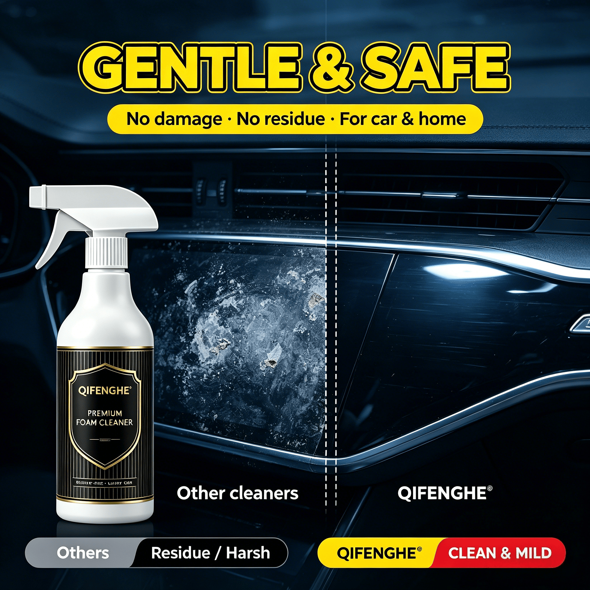 2-in-1 Foam Cleaner – Waterles – обзор и цена Seat Cleaner Fabric