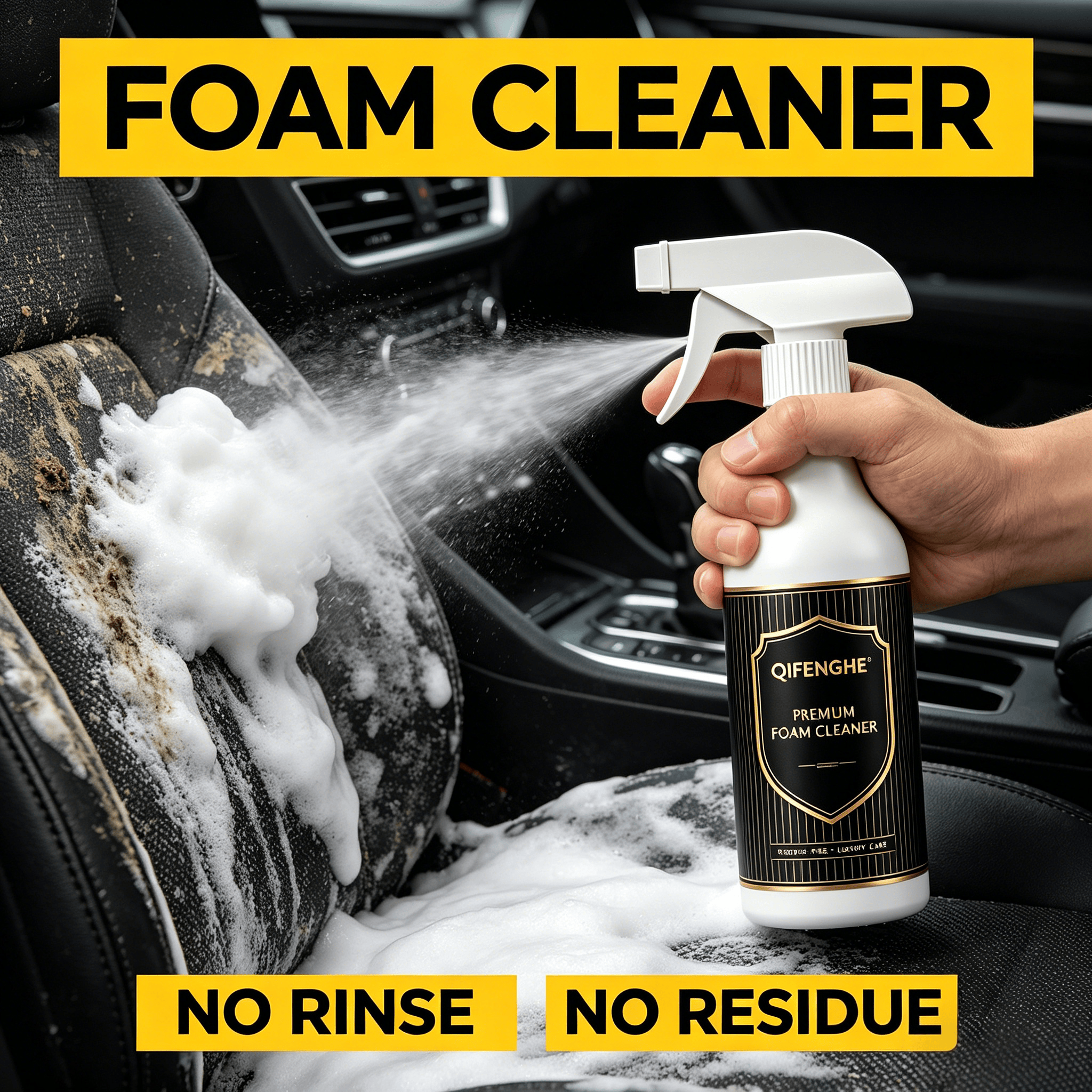 2-in-1 Foam Cleaner – Waterles – обзор и цена Seat Cleaner Fabric