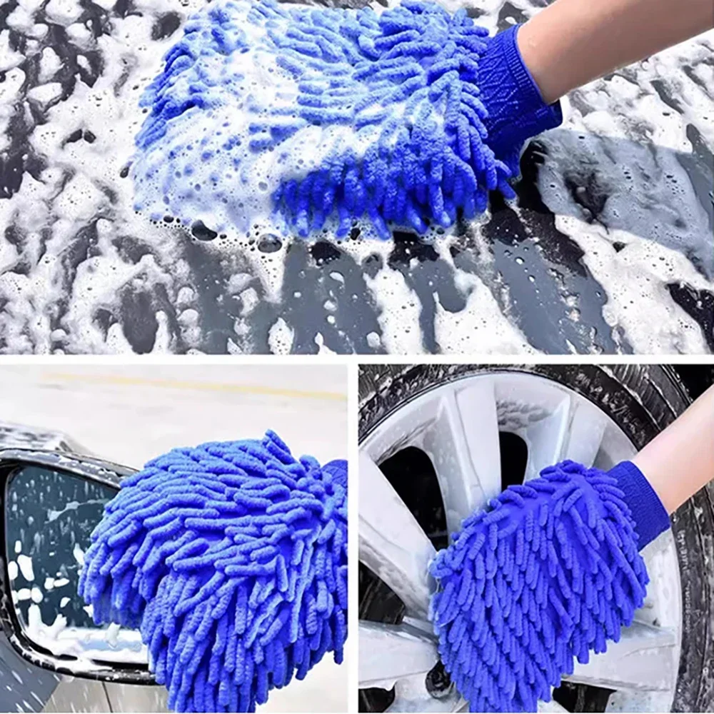 1-2Pcs Blue Microfiber Chenill – обзор и цена Microfiber Towel Detailing