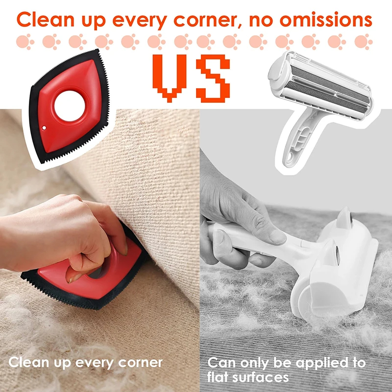 4 Modes Pet Hair Remover Comb  – обзор и цена Seat Cleaner Fabric