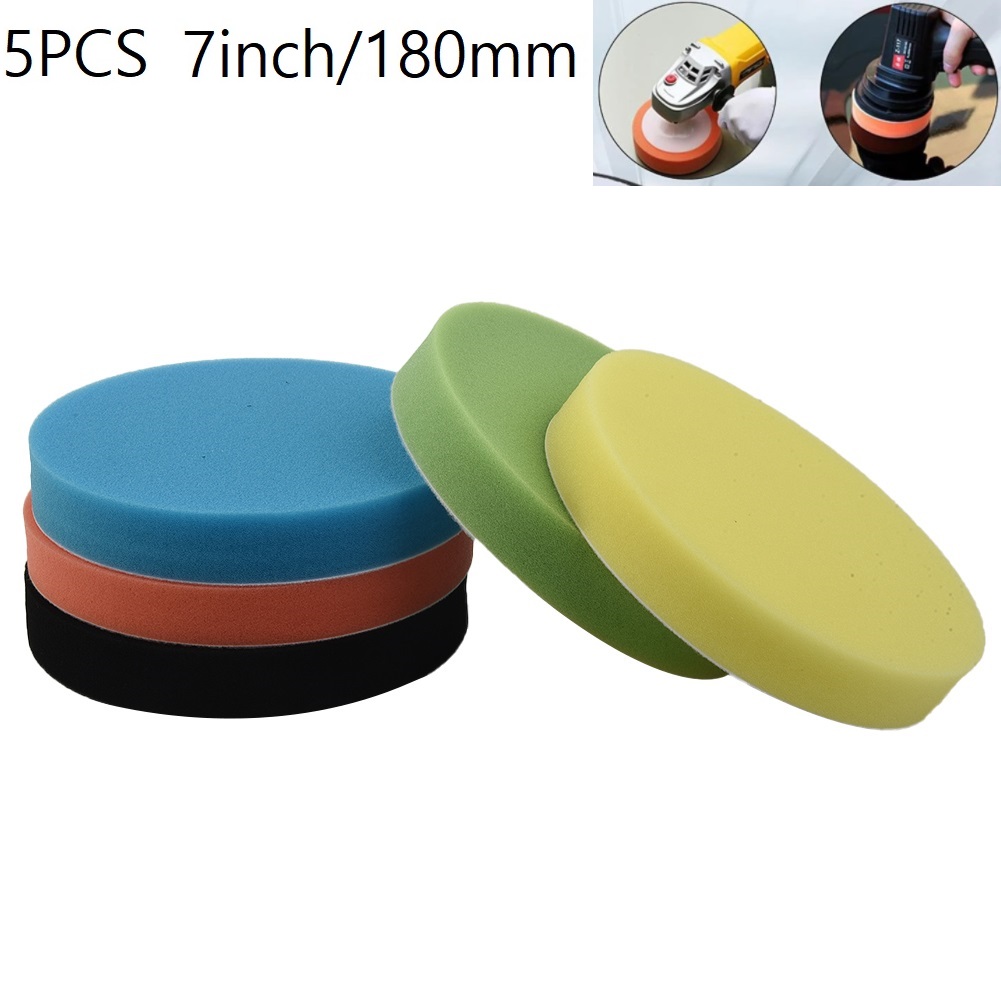 5 Pcs Sponge Polishing Pad 7In – обзор и цена Polish Pad Set Buffer