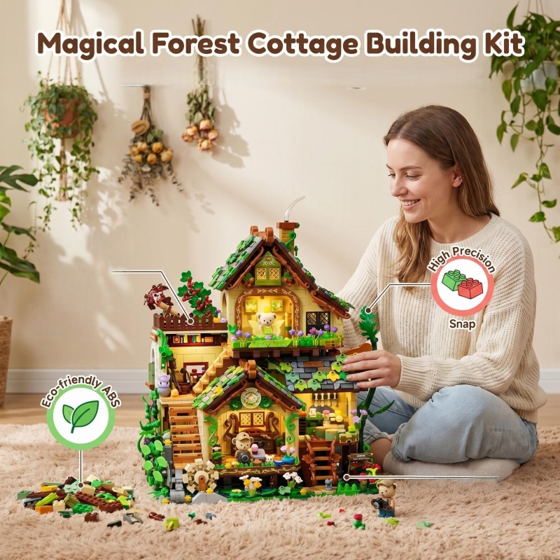 Whimsical Forest Elf Cottage B – обзор и цена Interior Detailing Kit