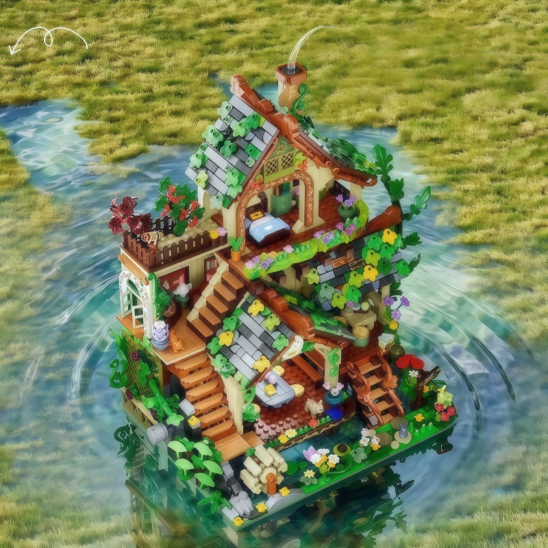 Whimsical Forest Elf Cottage B – обзор и цена Interior Detailing Kit