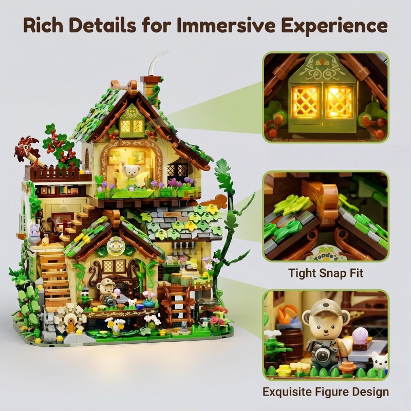 Whimsical Forest Elf Cottage B – обзор и цена Interior Detailing Kit