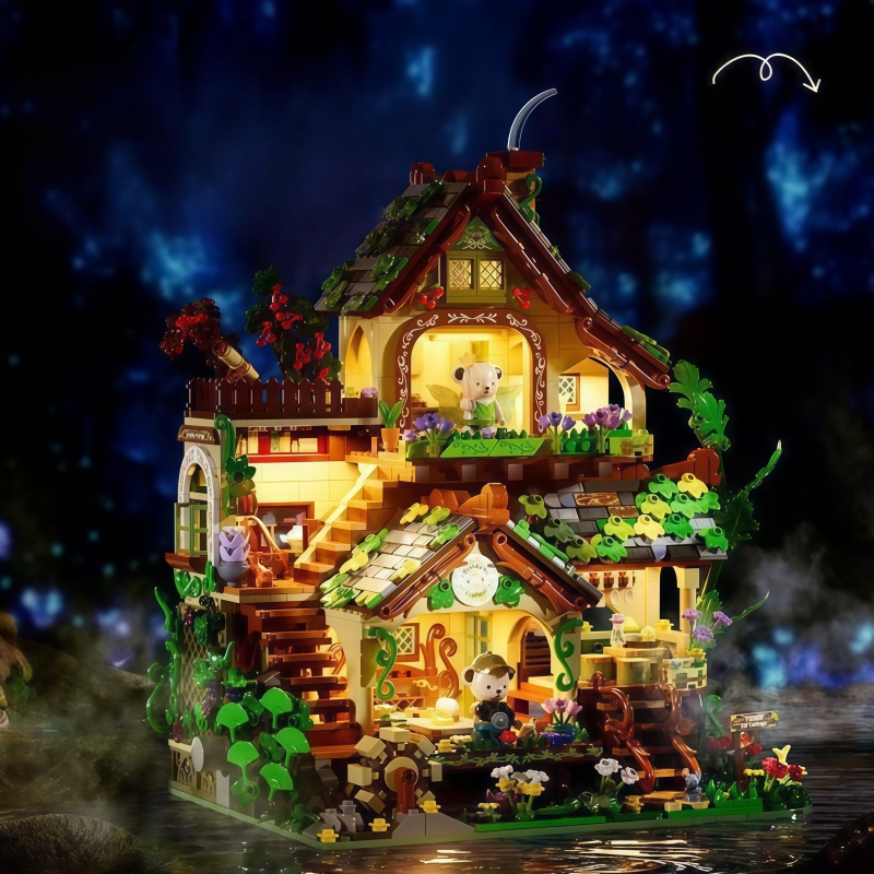 Whimsical Forest Elf Cottage B – обзор и цена Interior Detailing Kit