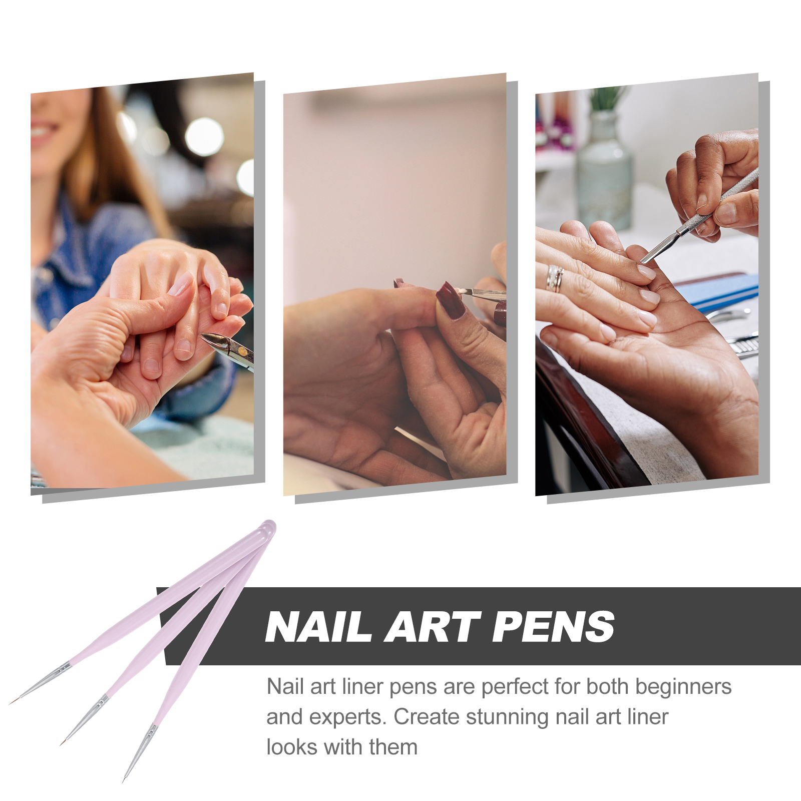 3Pcs Nail Art Brush Set Fine T – обзор и цена Detailing Brush Set