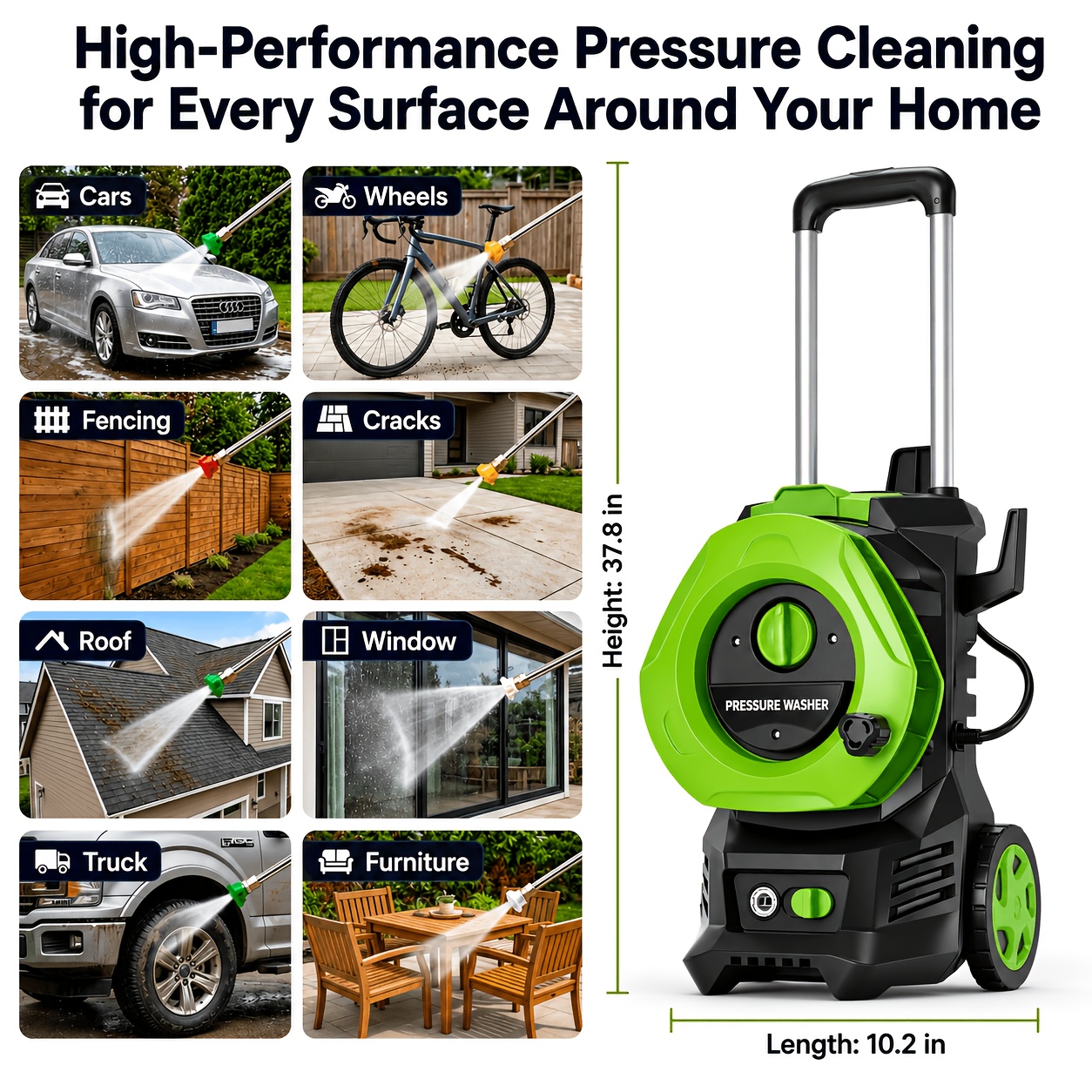 Electric Pressure Washer Power – обзор и цена Foam Cannon Car Wash