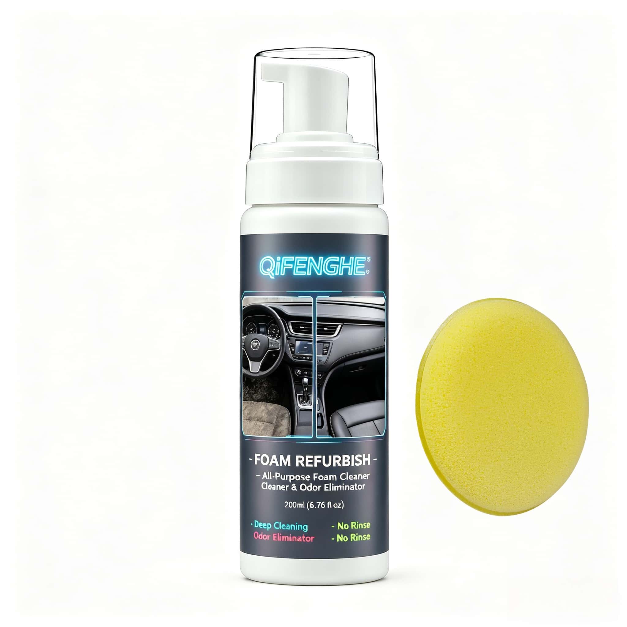 200ML No Rinse Car Foam Cleane – обзор и цена Odor Eliminator Car