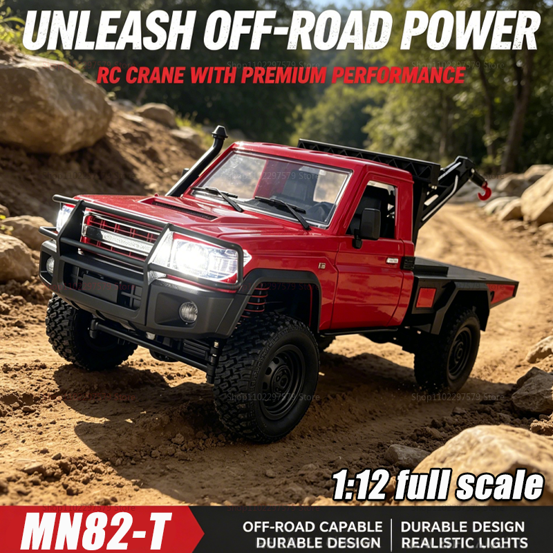 New MN82T RC Crawler 2.4G 4WD  – обзор и цена Dirt Brush Interior