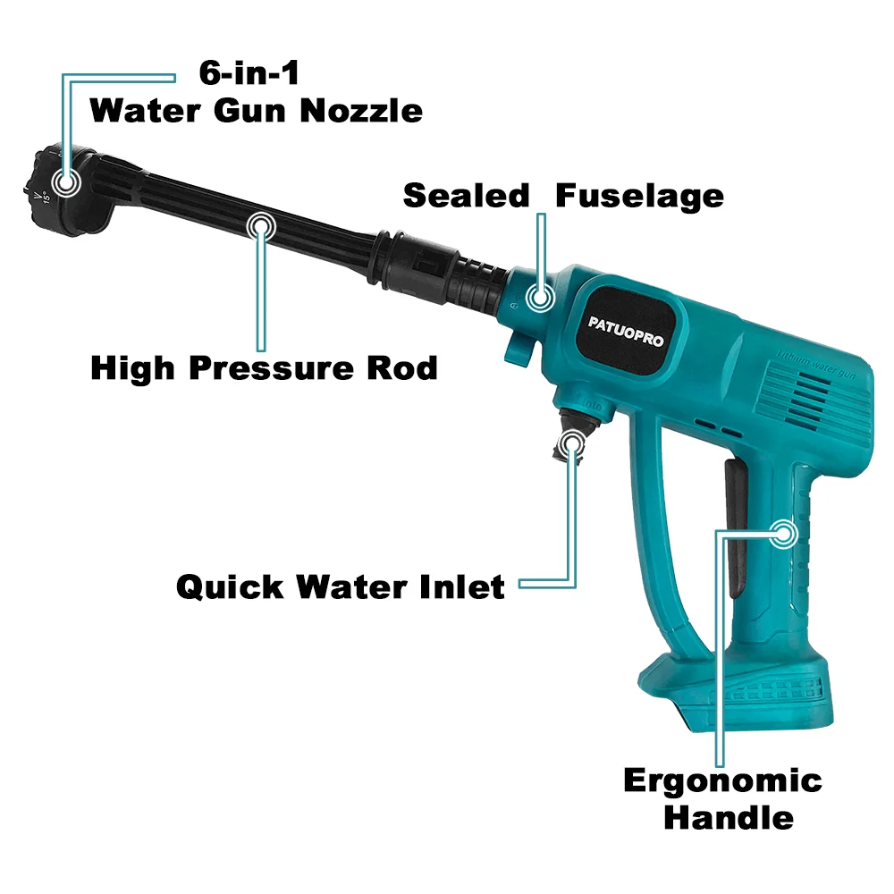 Cordless Car Washing Gun High  – обзор и цена Car Shampoo Ph