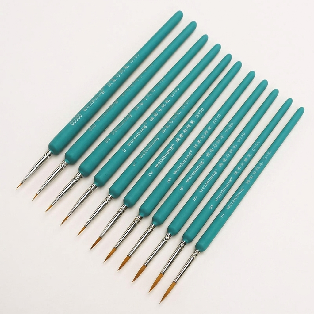 11 PCS Miniature Paint Brushes – обзор и цена Detailing Brush Set
