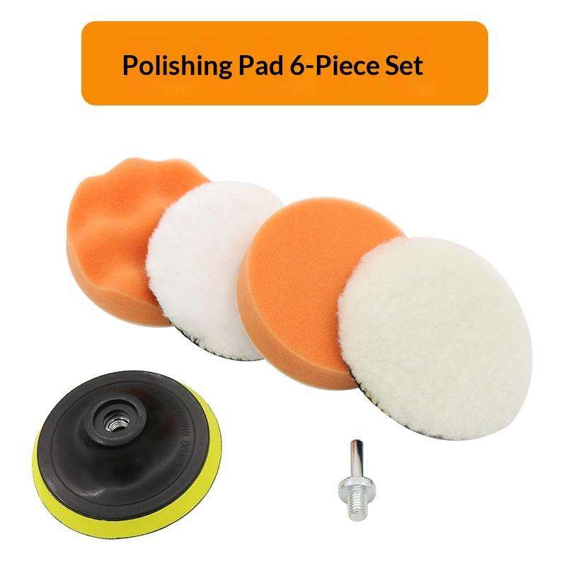 6Pcs Foam Pad Buffer Kit Polis – обзор и цена Polish Pad Set Buffer