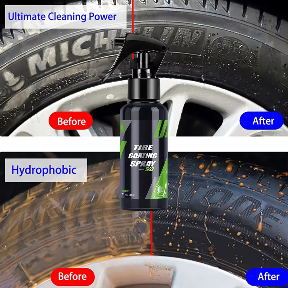 S22 Black Car Tire Blackening  – обзор и цена Car Wax Ceramic Coating