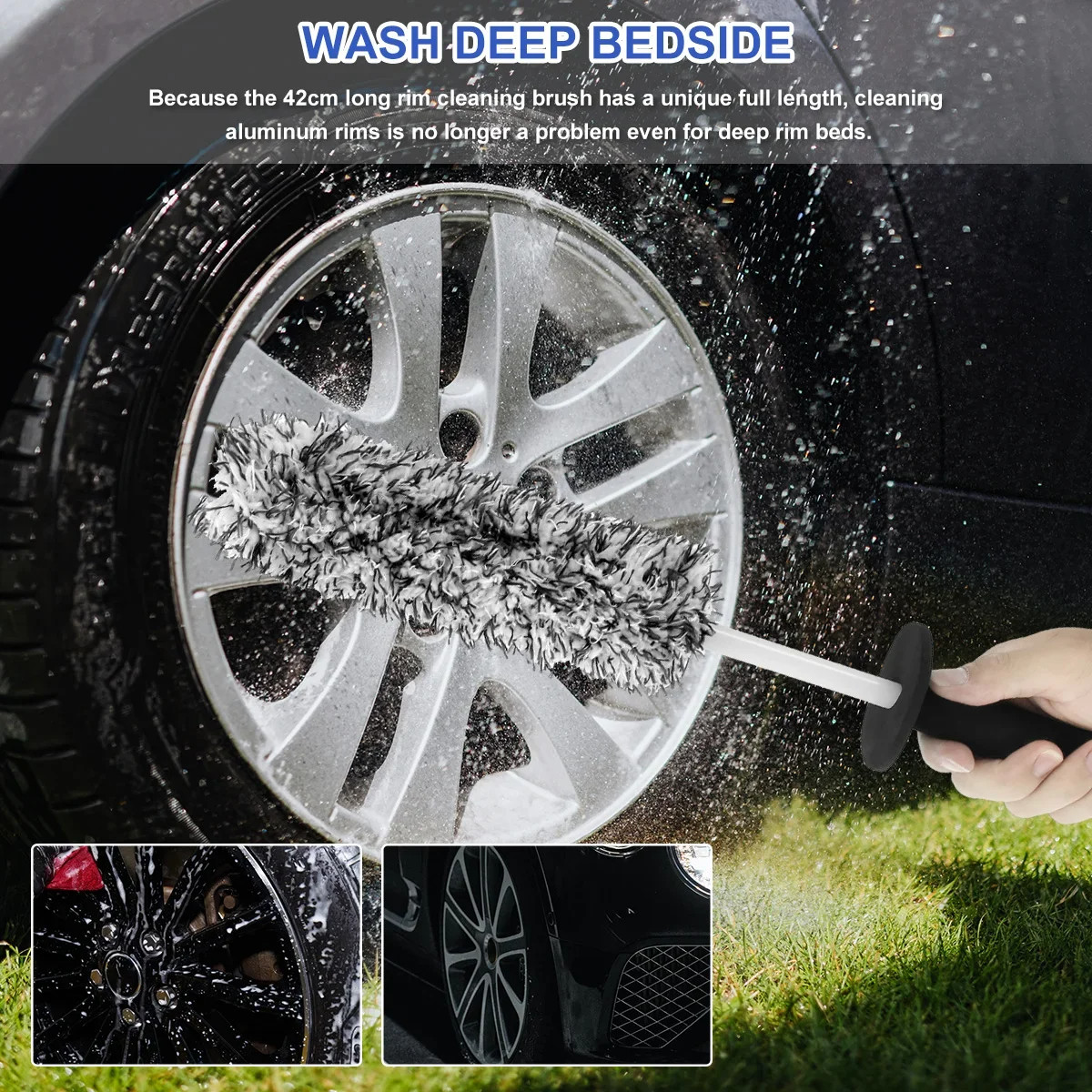 Car Alloy Wheel Cleaning Brush – обзор и цена Wheel Cleaner Alloy