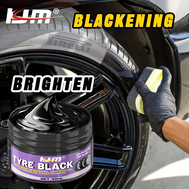 KJM 30ml Tyre Black Trim Resto – обзор и цена Trim Restorer Plastic