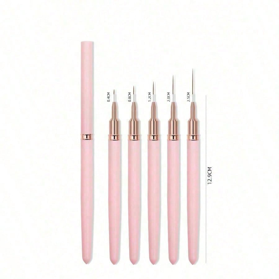 5Pcs Nail Liner Brush Set, Pai – обзор и цена Detailing Brush Set