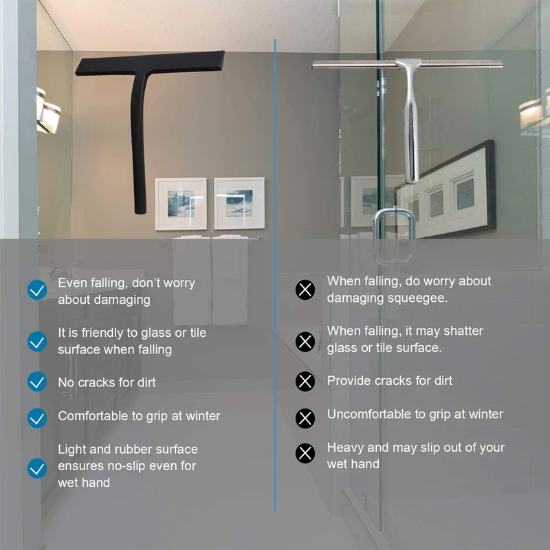 Silicone Squeegee Streak Free  – обзор и цена Glass Cleaner Streak