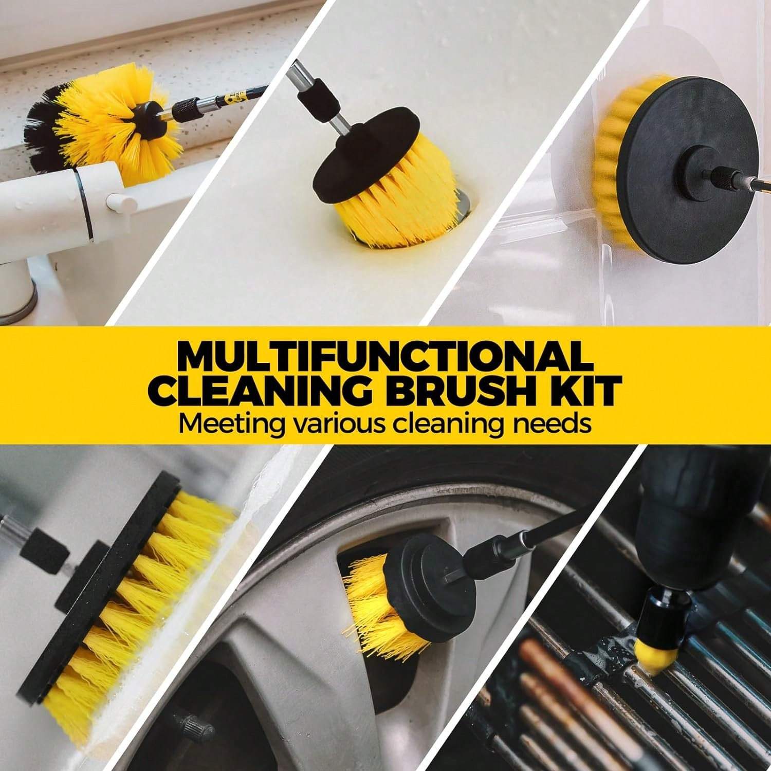 20Pack Drill Brush Attachments – обзор и цена Car Cleaning Brush
