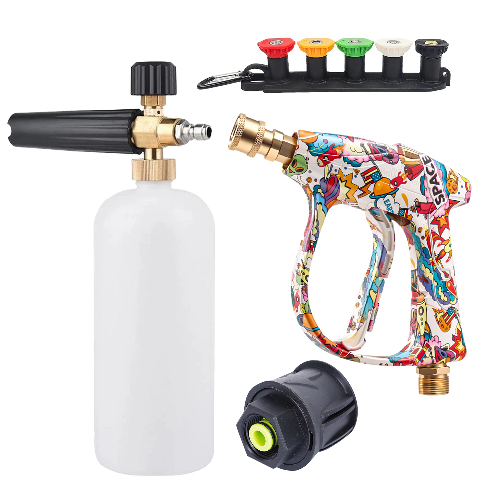 Short Pressure Washer Gun with – обзор и цена Pressure Washer Foam Gun