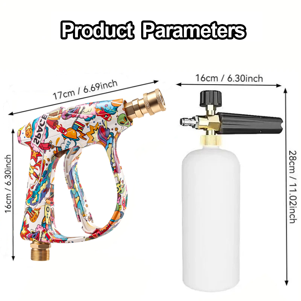 Short Pressure Washer Gun with – обзор и цена Pressure Washer Foam Gun