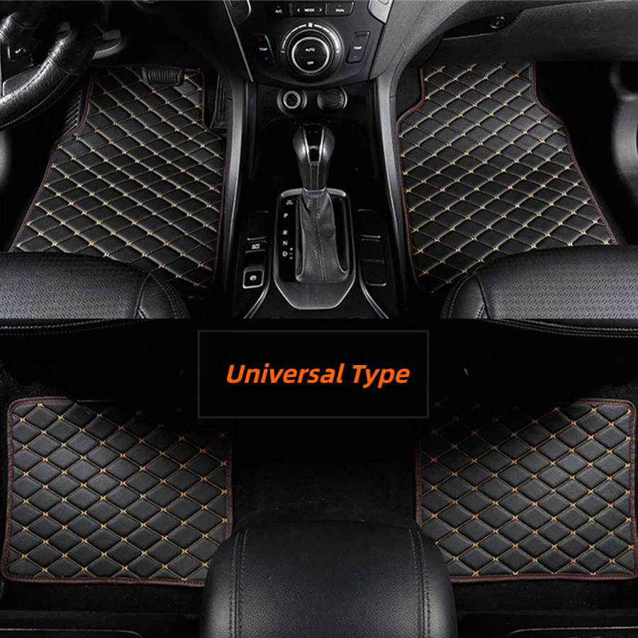 4pcs PU Leather Black Car Floo – обзор и цена Leather Cleaner Interior