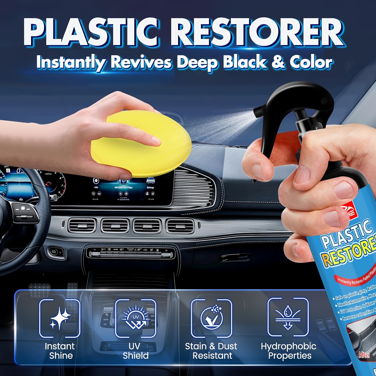 Black Trim And Plastic Restore – обзор и цена Trim Restorer Plastic