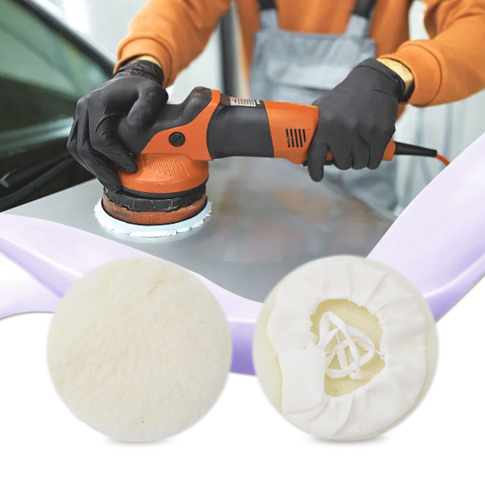 Set Buffing Pads 125mm Buffer  – обзор и цена Polish Pad Set Buffer