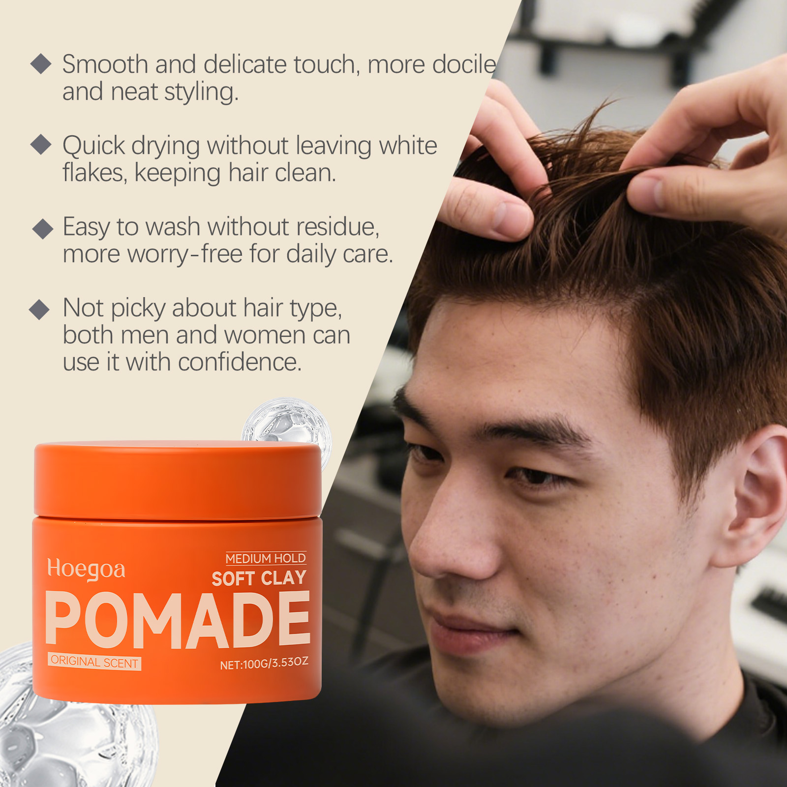 Original Hair Wax Long-Lasting – обзор и цена Clay Bar Lubricant