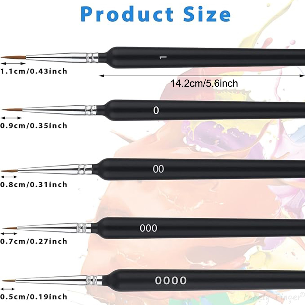 5/11Pcs Paint Brushes Set, Art – обзор и цена Detailing Brush Set