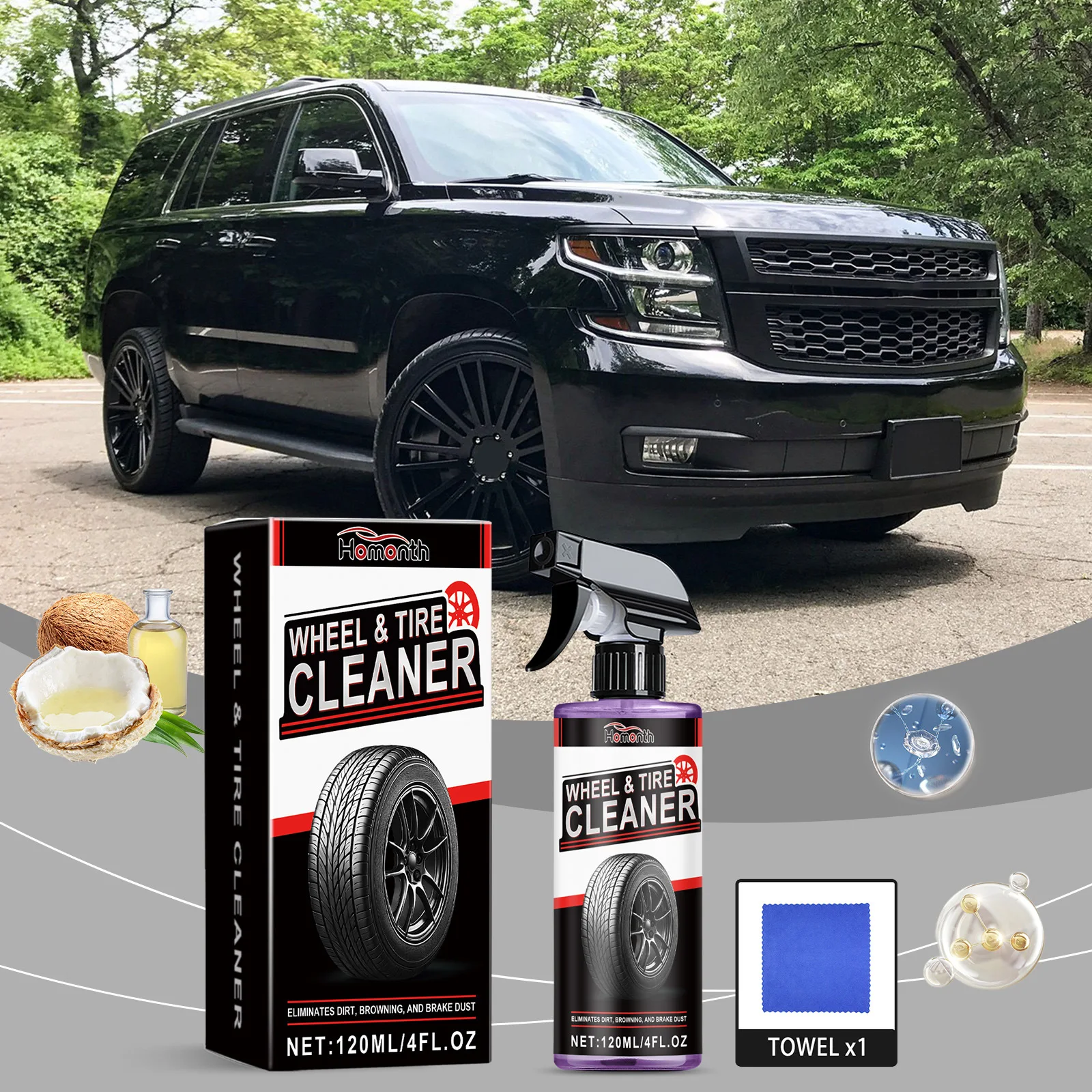 Professional Wheel Tire Cleane – обзор и цена Wheel Cleaner Alloy