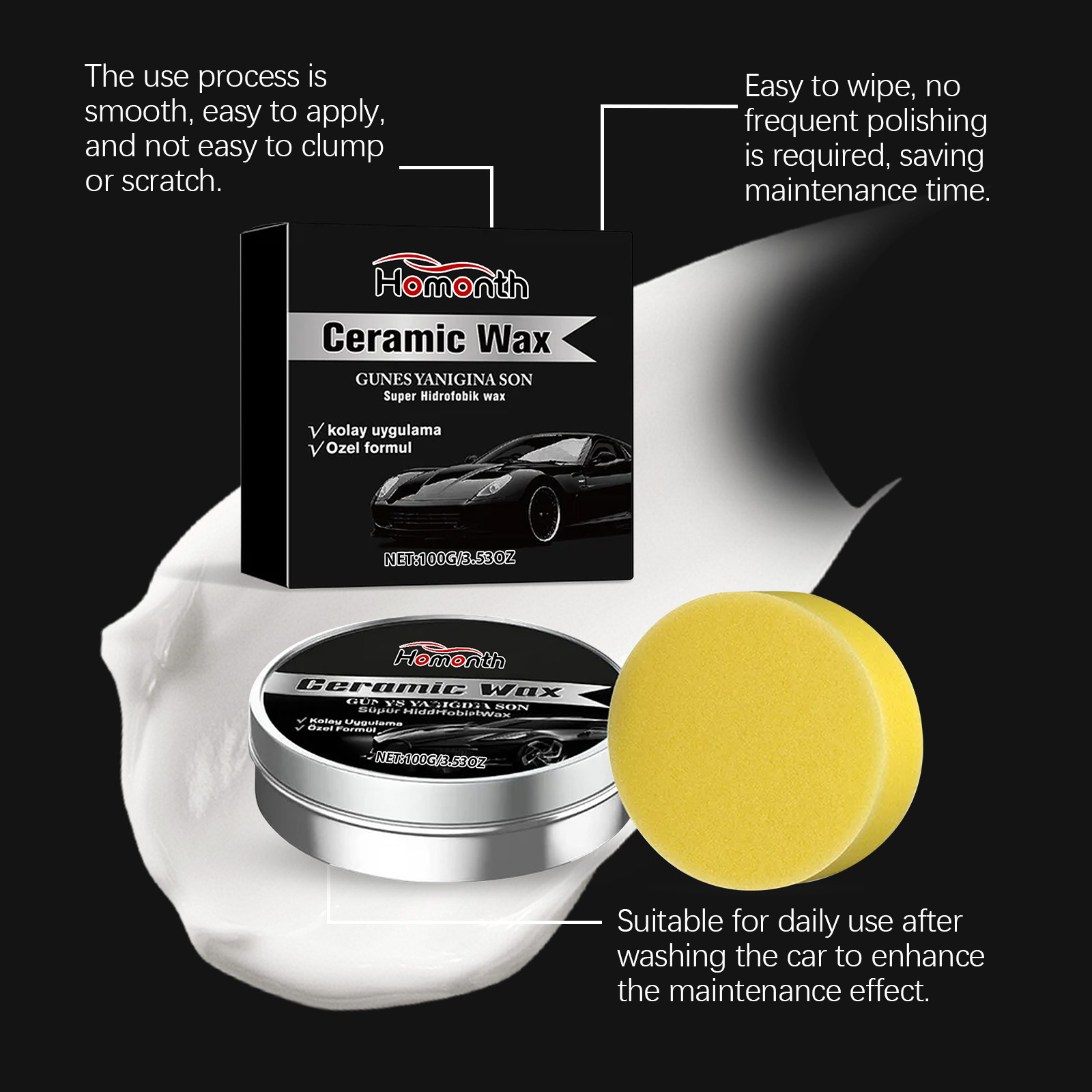 Car Coating Polishing Care Wax – обзор и цена Car Wax Ceramic Coating