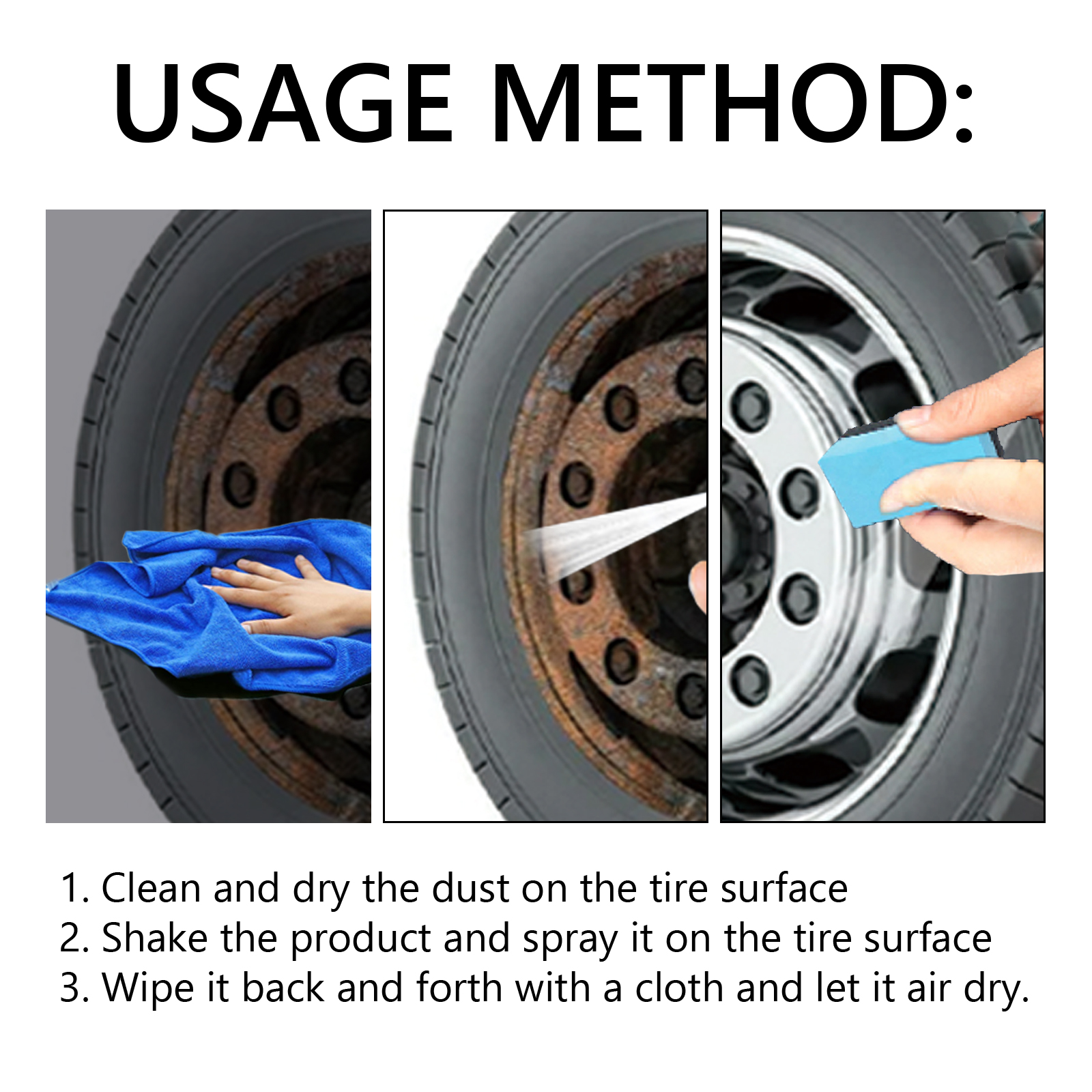 Car Tire Shine Coating Spray C – обзор и цена Tire Shine Spray Sealant