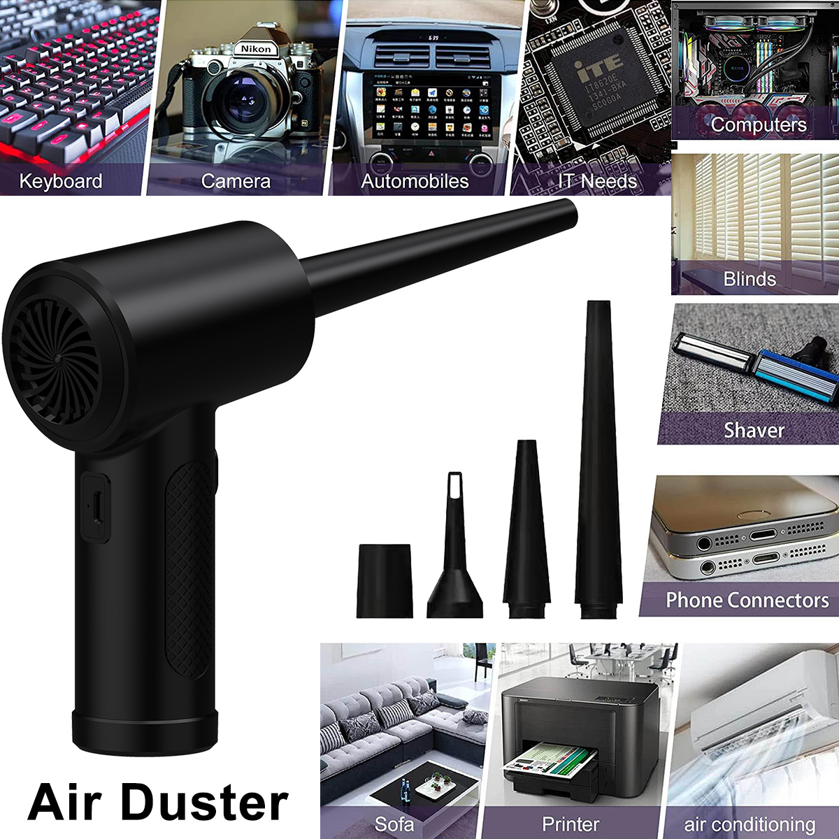 Compressed Air Duster for Comp – обзор и цена Dryer Car Blower