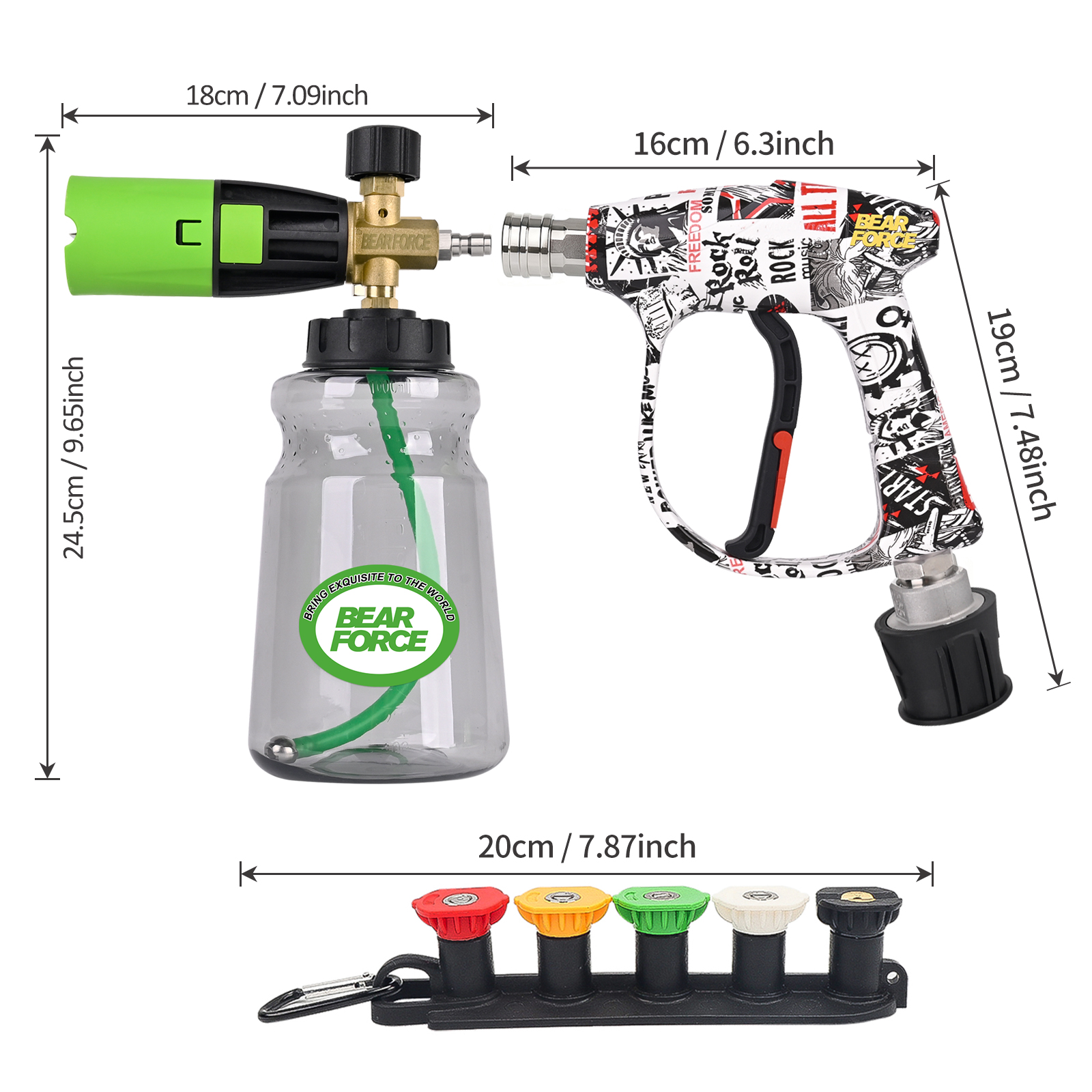 BEAR FORCE Pressure Washer Foa – обзор и цена Pressure Washer Foam Gun
